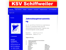 Tablet Screenshot of ksv-schiffweiler.de